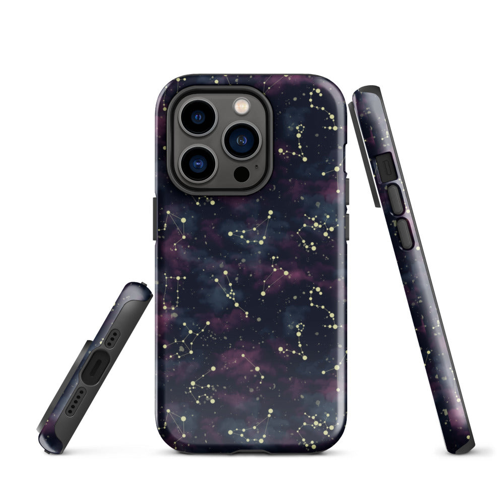 Star Constellations Tough Case for iPhone 14 Pro - Glossy Finish - https://ascensionemporium.net